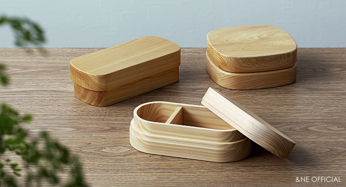 ハレとケ 紀州ひのき弁当箱 丸