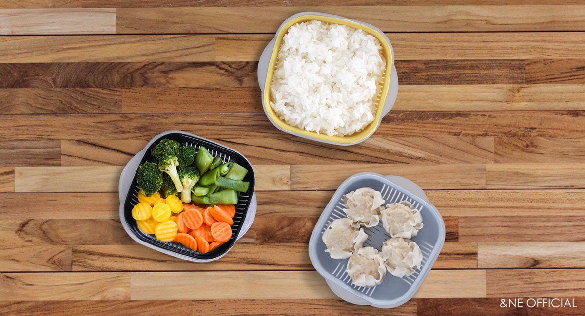 冷凍ご飯もふっくら解凍 Refura(レフラ) 3色セット