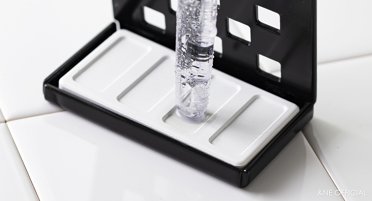 ラバストーンスチール歯ブラシスタンド