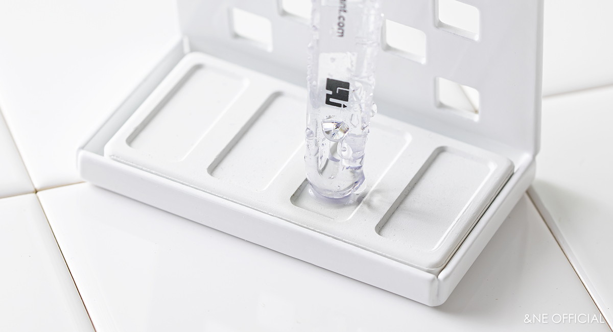 ラバストーンスチール歯ブラシスタンド