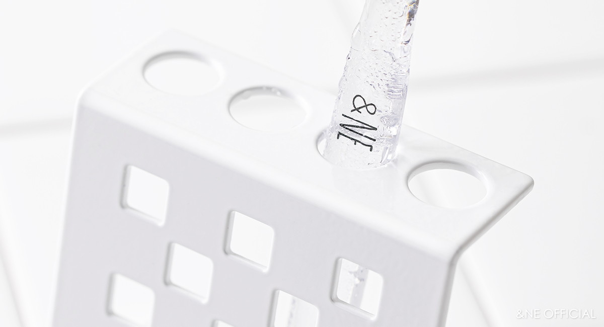 ラバストーンスチール歯ブラシスタンド