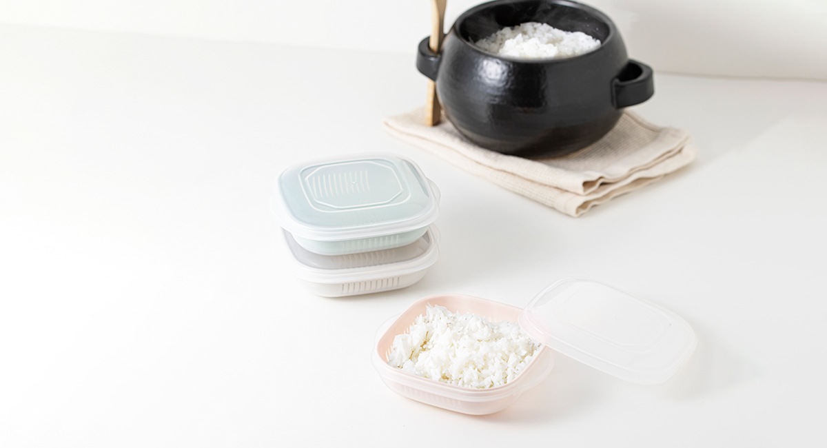 Recopo(レコポ) 冷凍ご飯をふっくら解凍 3色セット