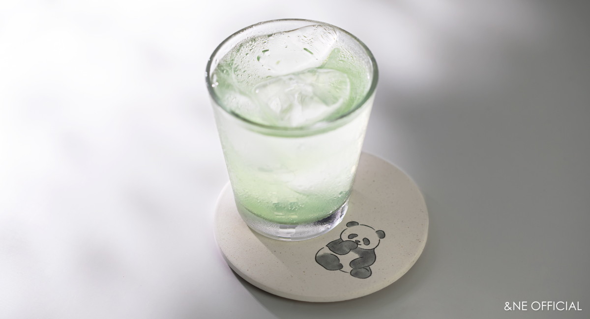 陶器珪藻土コースター panda