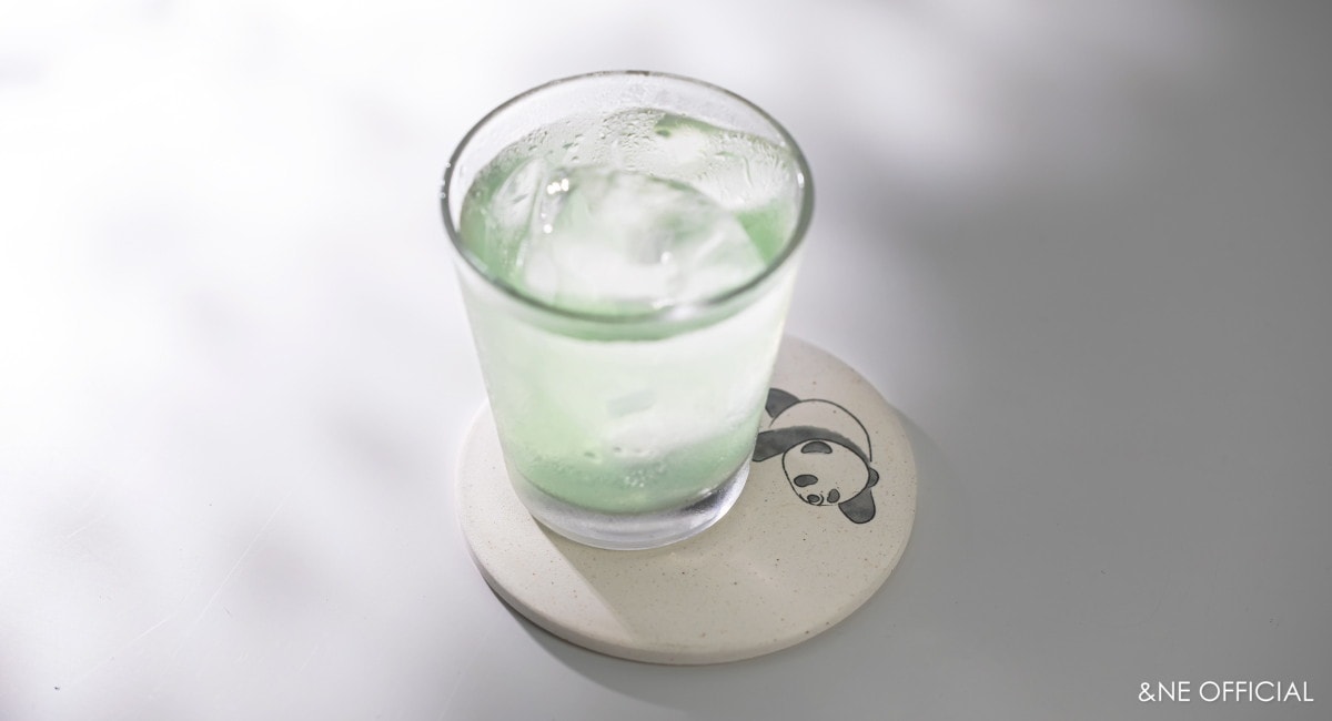 陶器珪藻土コースター panda