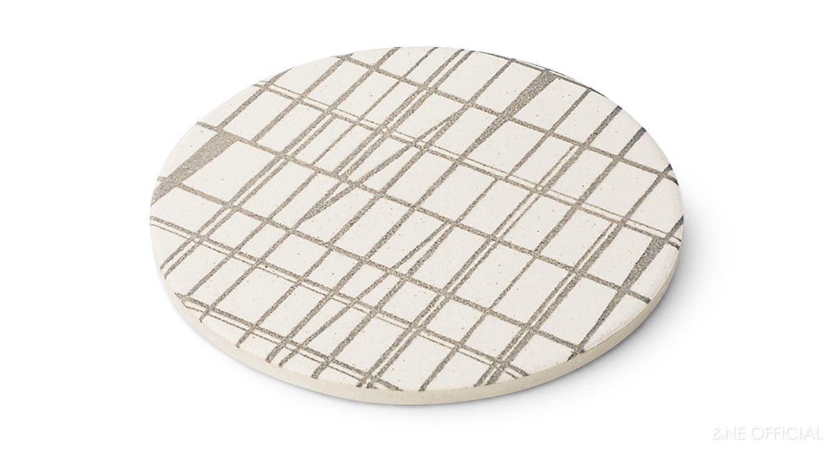 陶器珪藻土コースター　WAGARA