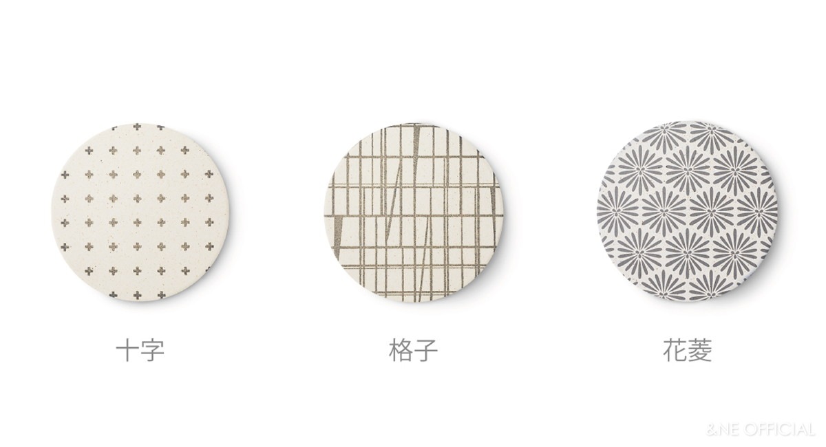 陶器珪藻土コースター　WAGARA