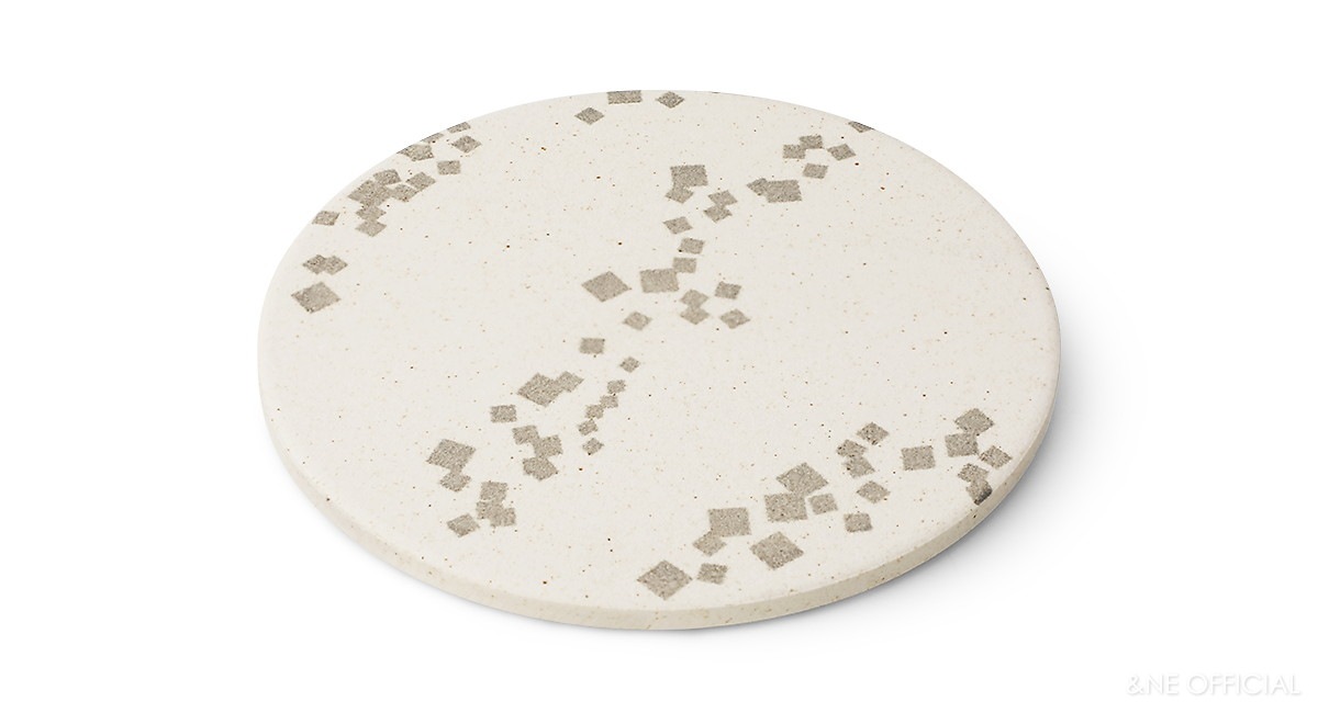 陶器珪藻土コースター　WAGARA