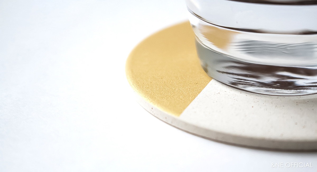 陶器珪藻土コースター WAGARA COLOR