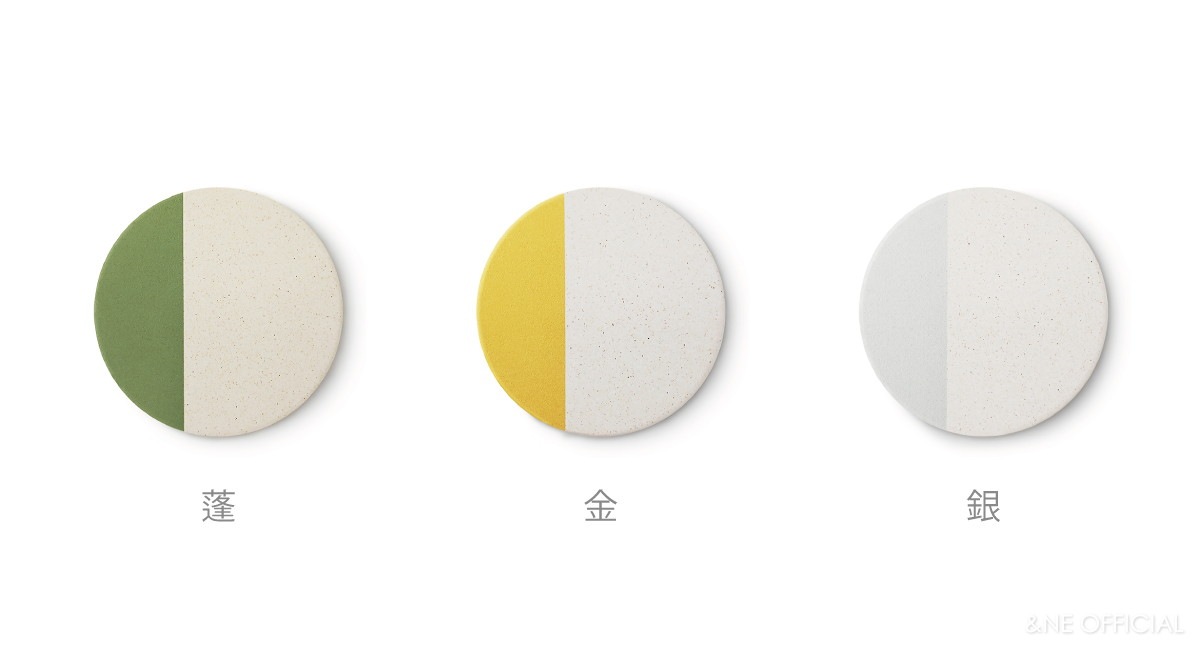 陶器珪藻土コースター WAGARA COLOR