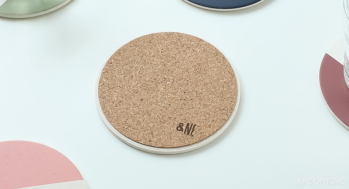 陶器珪藻土コースター WAGARA COLOR