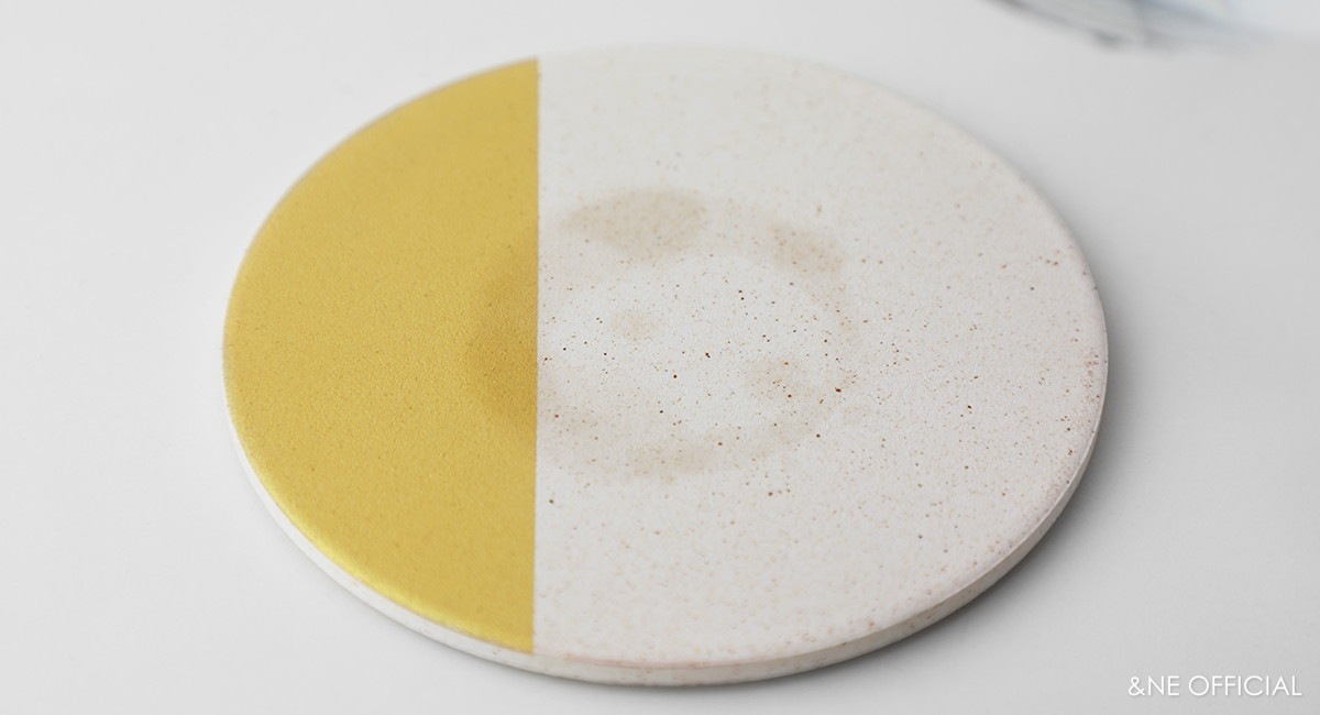 陶器珪藻土コースター WAGARA COLOR