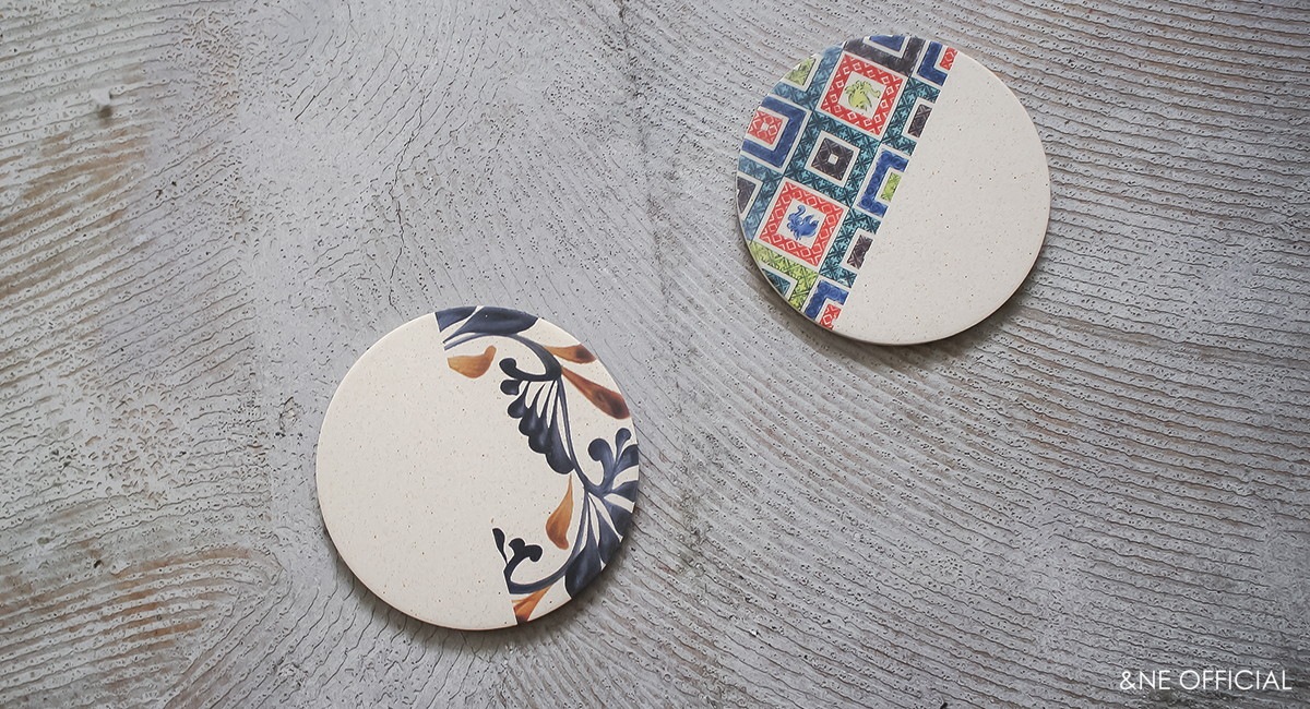 陶器珪藻土コースター　WAGARA 器