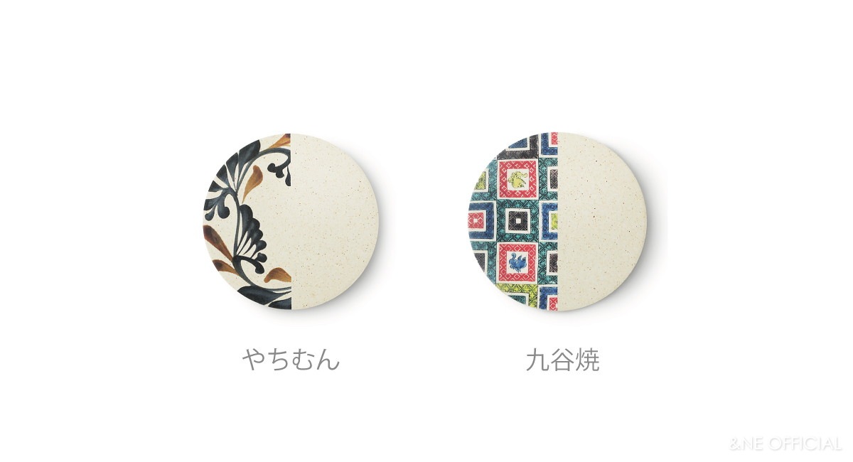 陶器珪藻土コースター　WAGARA 器