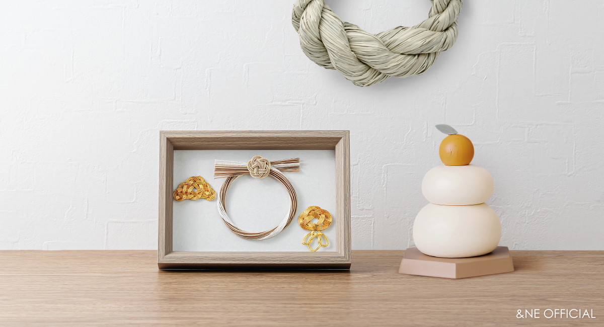 ハレとケ　飯田水引　お正月飾り　額