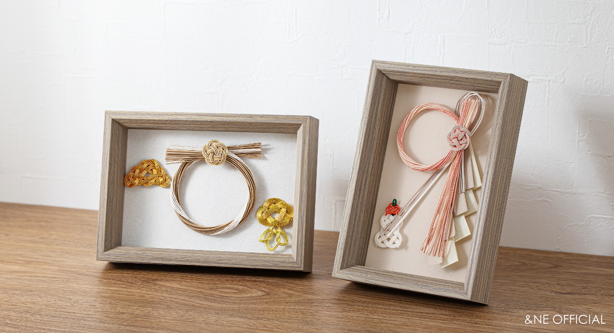 ハレとケ　飯田水引　お正月飾り　額