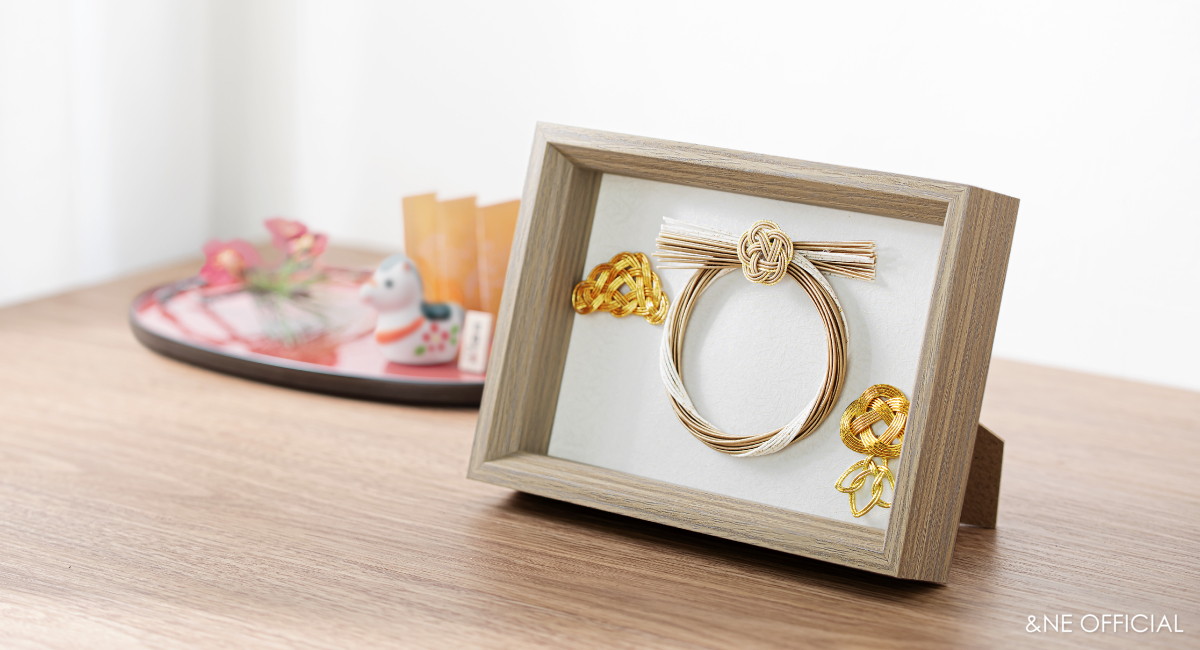 ハレとケ　飯田水引　お正月飾り　額