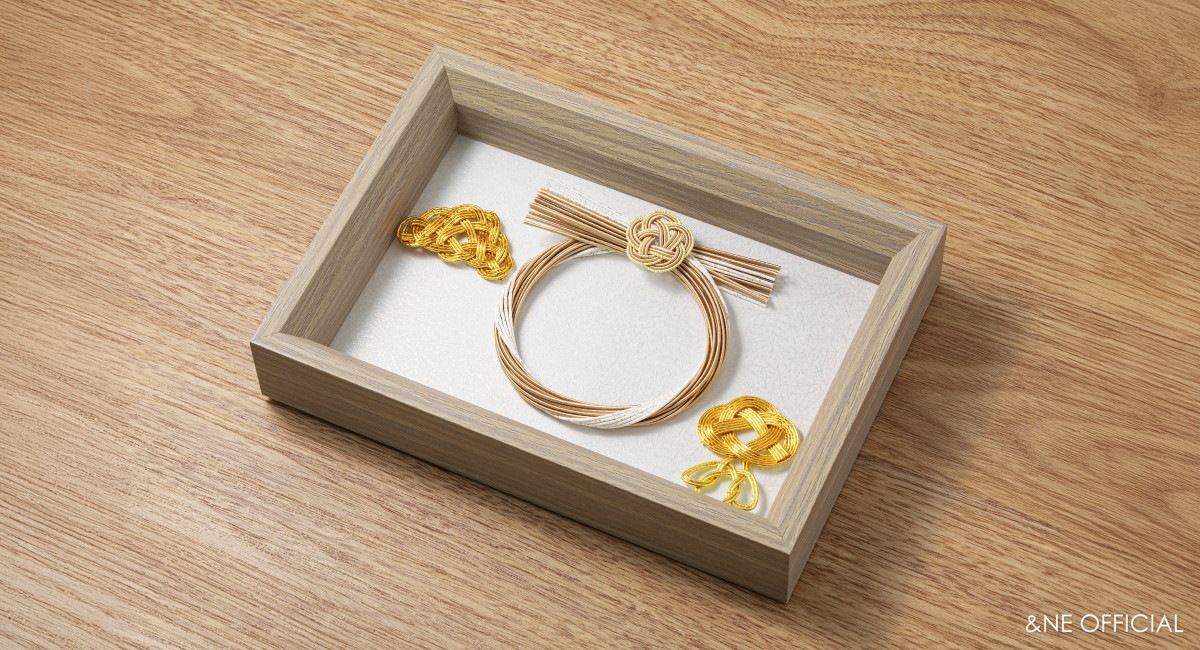 ハレとケ　飯田水引　お正月飾り　額