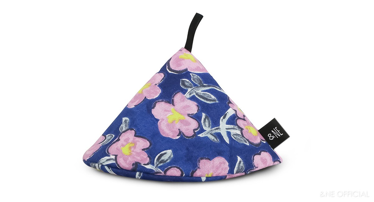 三角鍋つかみ(ペイズリー・タイダイ・HOKUO・レトロ・フラワー・ベジ)