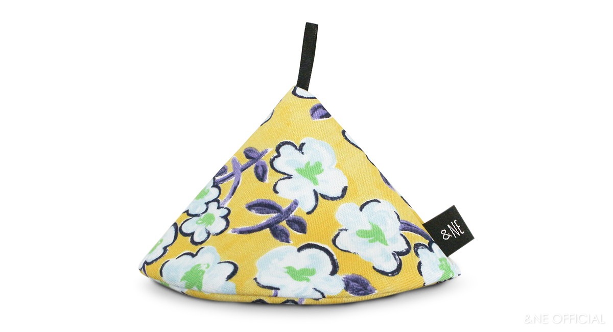 三角鍋つかみ(ペイズリー・タイダイ・HOKUO・レトロ・フラワー・ベジ)