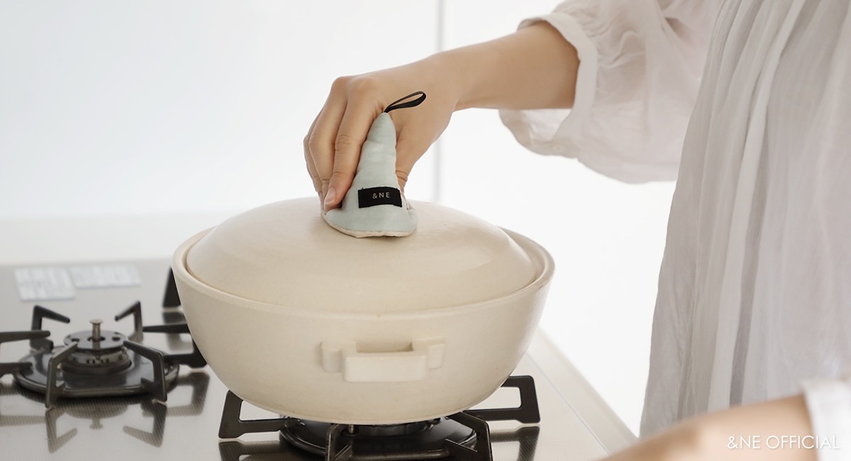 三角鍋つかみ(ペイズリー・タイダイ・HOKUO・レトロ・フラワー・ベジ)