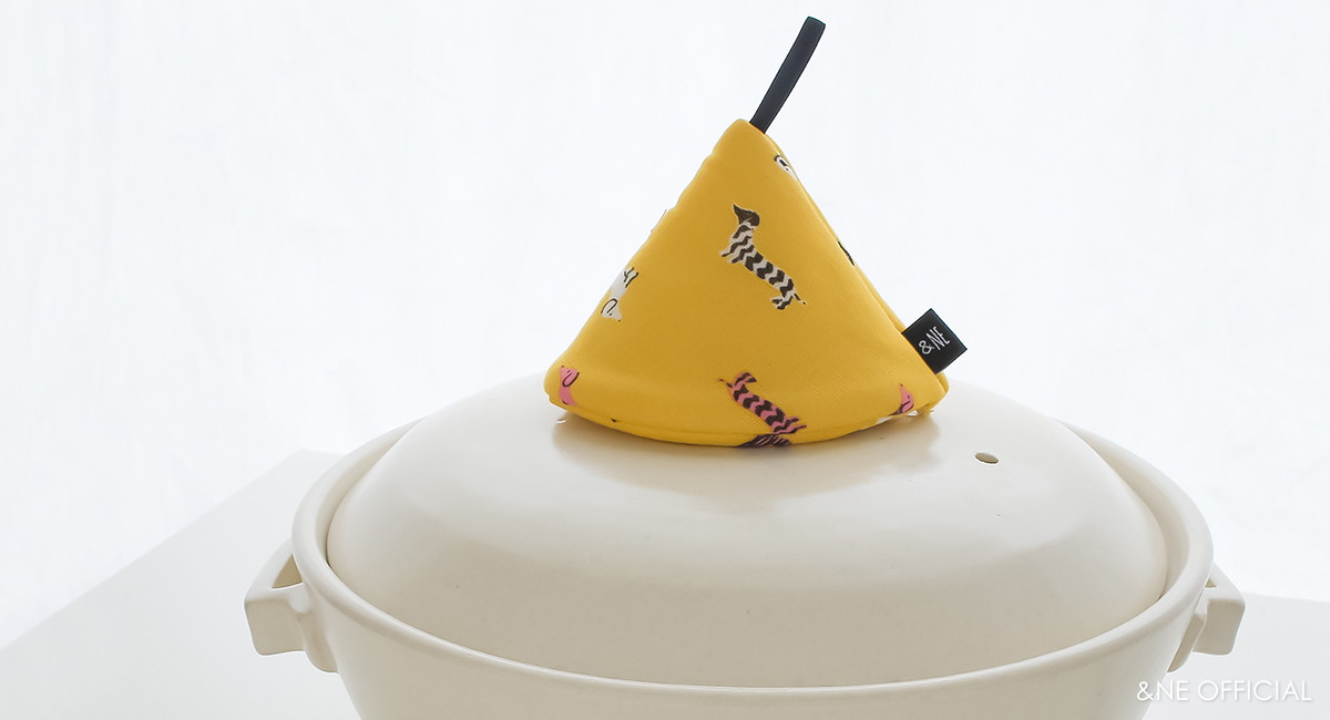 三角鍋つかみ(ダックス・ハート・くま・かくれんぼ・ボルダリング・ダイヤ・レトロドット・バナナ・アルパカ・白鳥・アヒル)