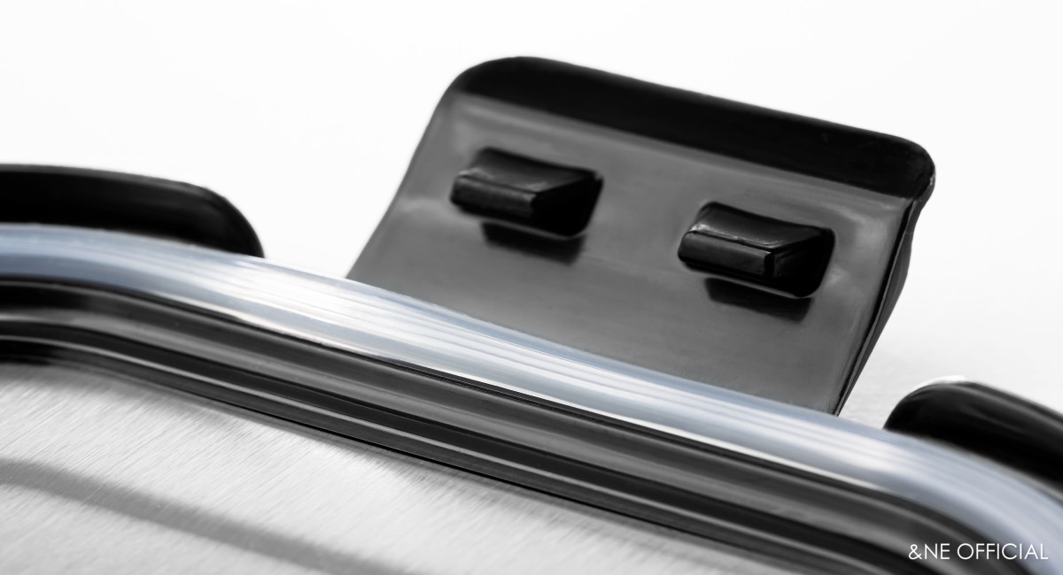 nikii 耐熱ガラス保存容器(ステンレス蓋)S ブラック