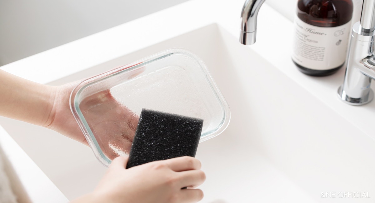 nikii 耐熱ガラス保存容器(ステンレス蓋)S ブラック