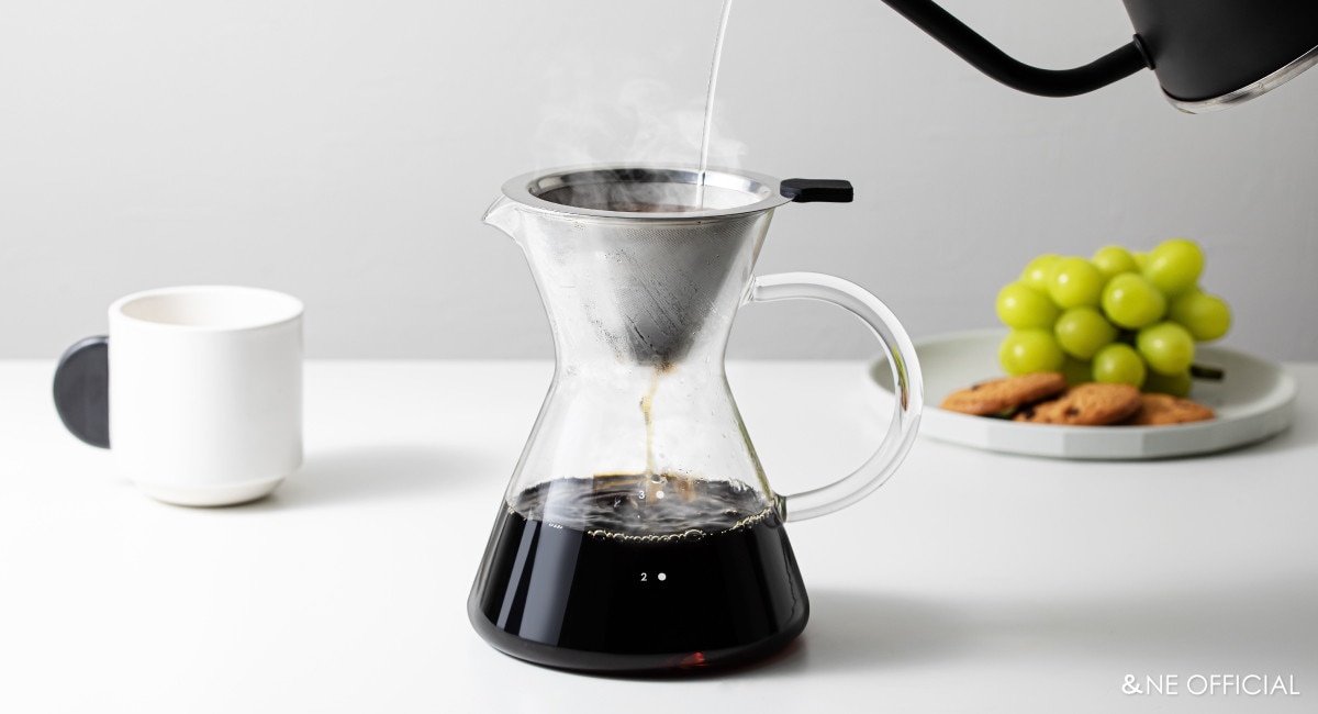 nikii cafe ガラスドリッパー＆サーバー（ステンレスフィルター付き）