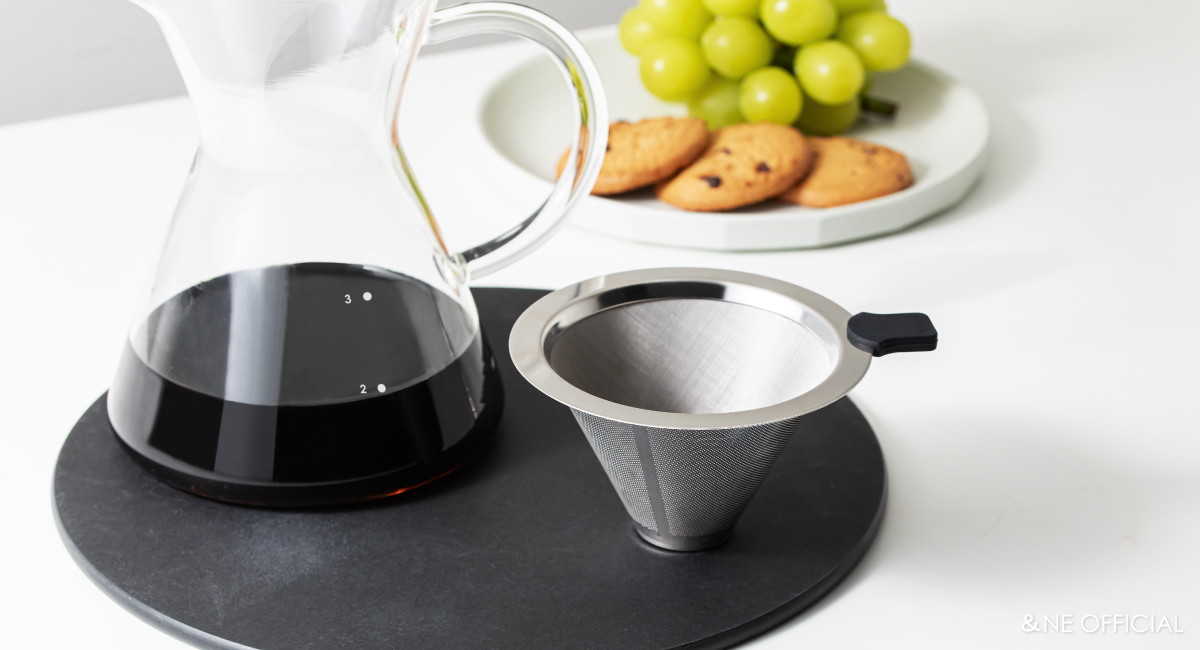 nikii cafe ガラスドリッパー＆サーバー（ステンレスフィルター付き）