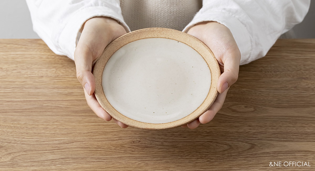 ハレとケ 美濃焼 赤土プレート 15cm