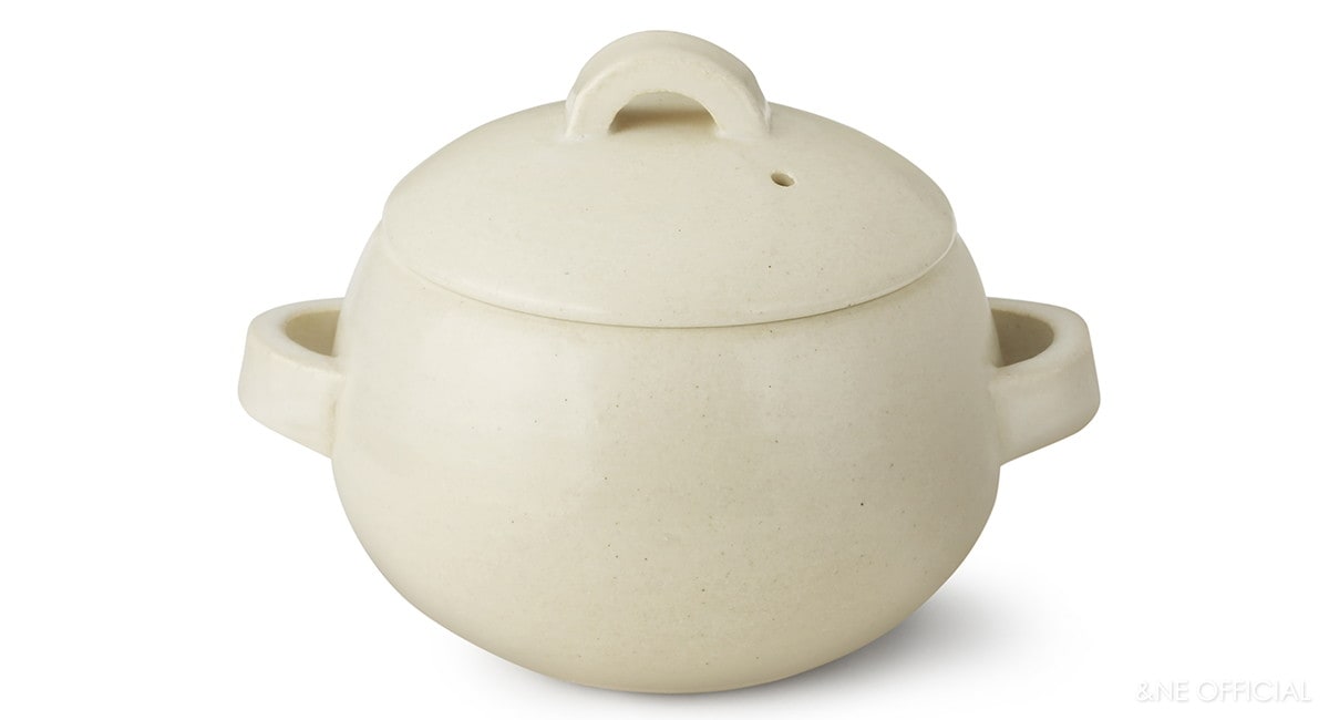 ハレとケ 萬古焼 ごはん鍋三合炊き 竹しゃもじ付