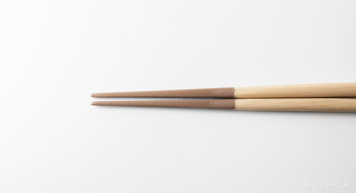 ハレとケ 美濃焼 赤土お茶碗 & 手彫り箸 ペアギフトセット