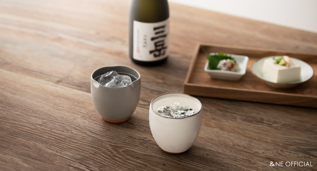 ハレとケ 美濃焼 赤土3ぺこカップ 2点セット