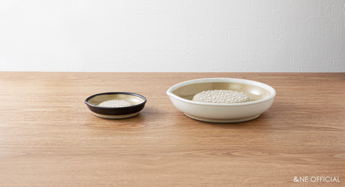 ハレとケ 石見焼 おろし器 大小ギフトセット