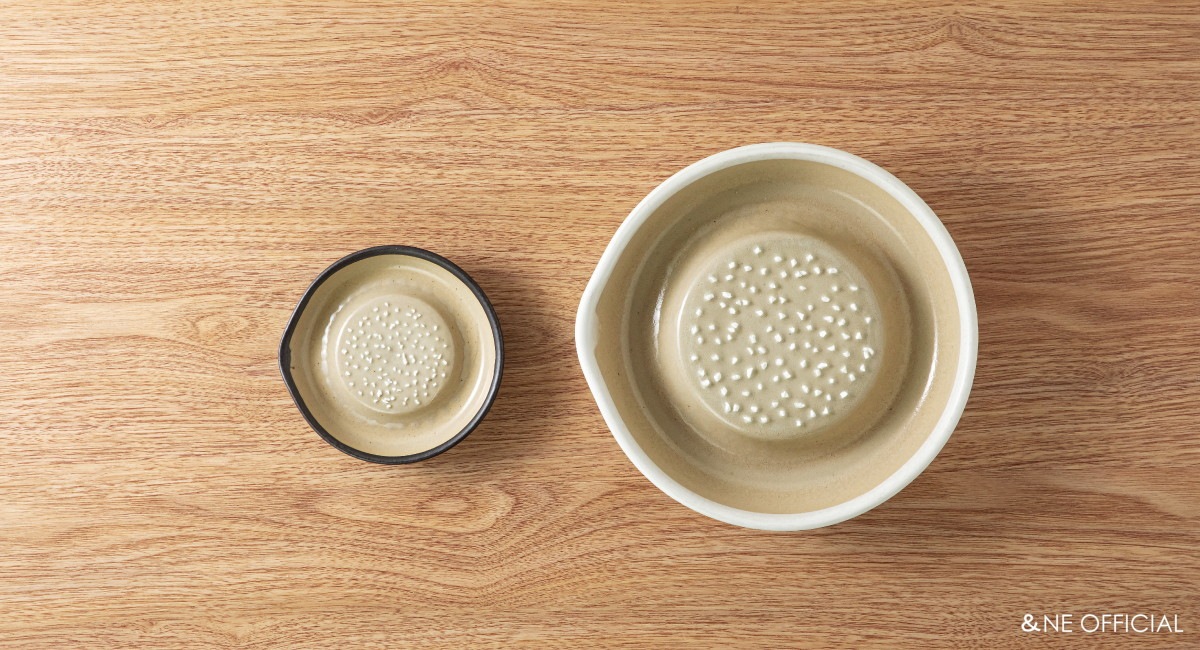 ハレとケ 石見焼 おろし器 大小ギフトセット