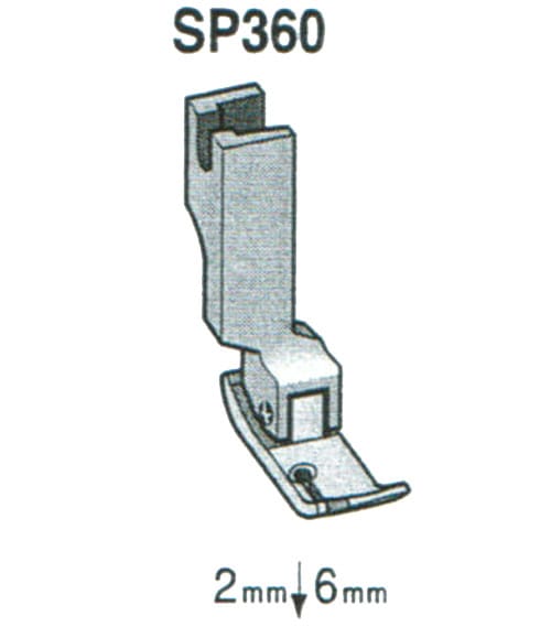 押えの幅が狭い 「スイセイ 自由押え金＜左 細幅＞ /型番 SP360