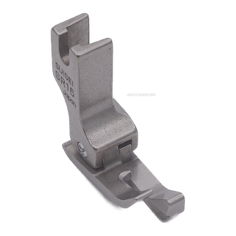 職業用ミシン・工業用ミシン用押え 「スイセイ 段付き押え金（右）1.5