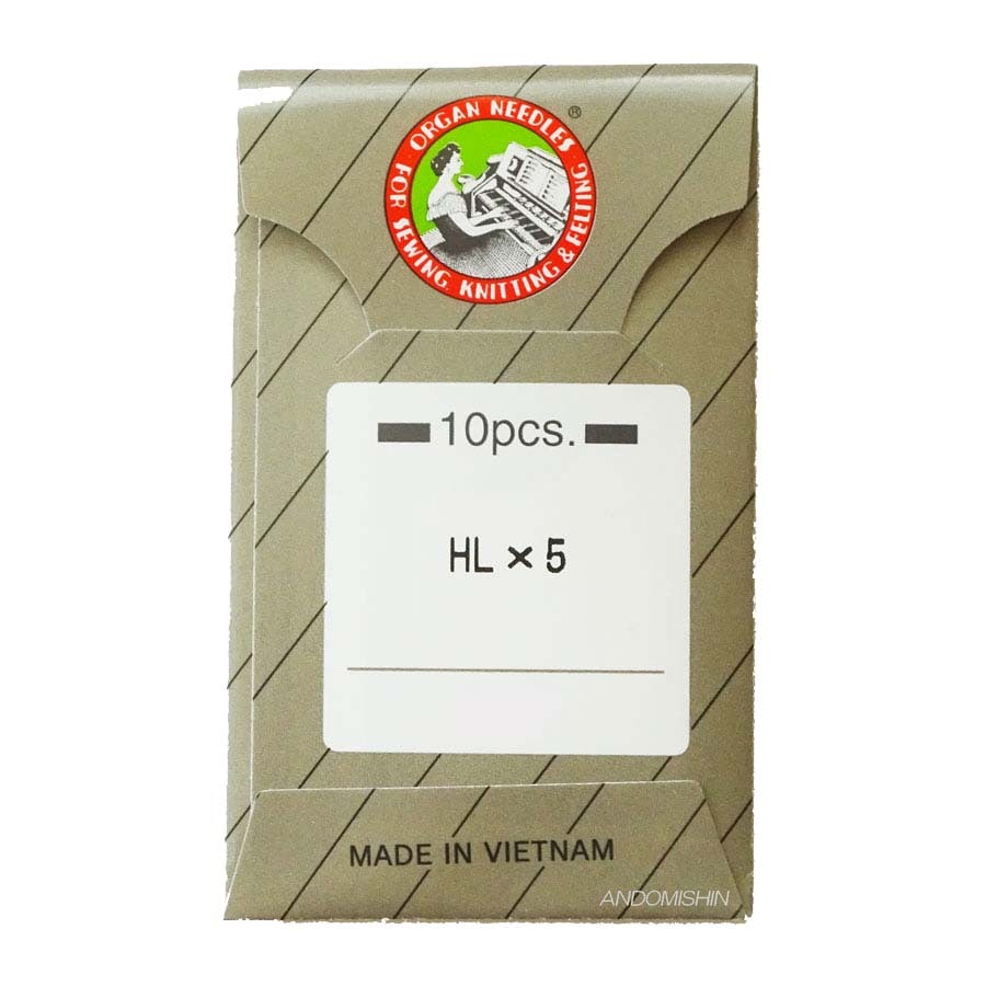 オルガン針 HL＊5（10本入） 【メール便での発送OK】 | ミシン針