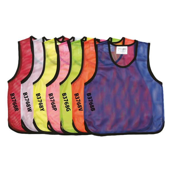 トーエイライト TOEI LIGHT メッシュベスト ジュニア 1~10 蛍光ピンク