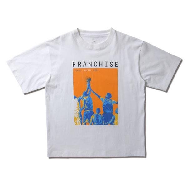 AKTR（アクター）　221086005  WH　バスケットボール　Tシャツ　限定  FRANCHISE ISSUE TEE  21FW