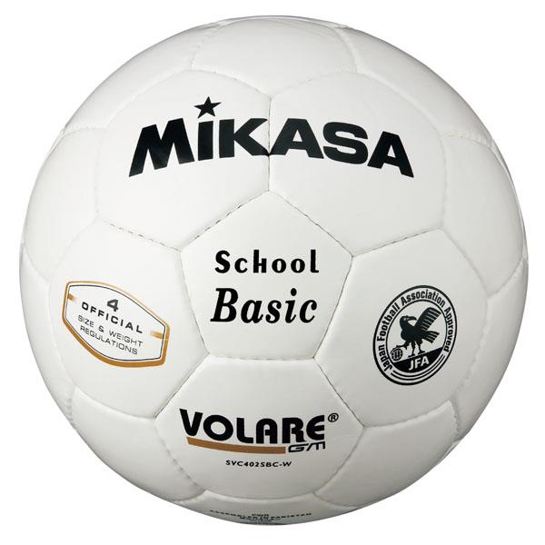 ミカサ（MIKASA）　サッカーボール4号検定球　SVC402SBC　サッカー　ボール　シロ　15SS