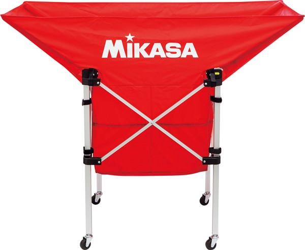 ミカサ（MIKASA）　ACBC210R　バレーボール　携帯用折り畳み式ボールカゴ（舟型） レッド　19SS