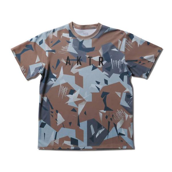 AKTR（アクター）　221012005  BR　バスケットボール　Tシャツ　B.BALL POLYGON CAMO SPORTS TEE  21FW