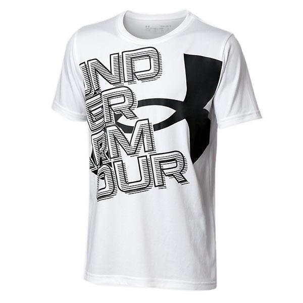 アンダーアーマー（UNDER ARMOUR）　1371811　100　マルチSP　ジュニア　UA テック スーパー ビッグロゴ ショートスリーブ Tシャツ　22SS