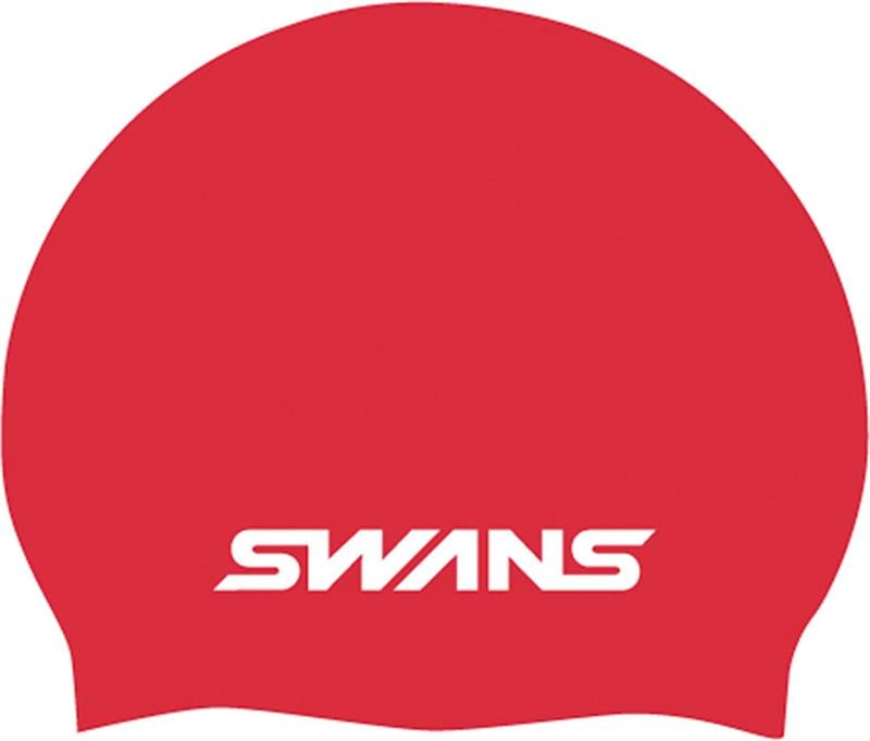 SWANS（スワンズ）　SA7　R　スイミング　シリコーンキャップ　002レッド　16SS