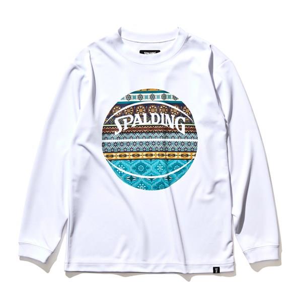 スポルディング （SPALDING）　SJT22168　2000　バスケットボール　ジュニア ロングスリーブＴシャツ ボヘミアンボール　22FW