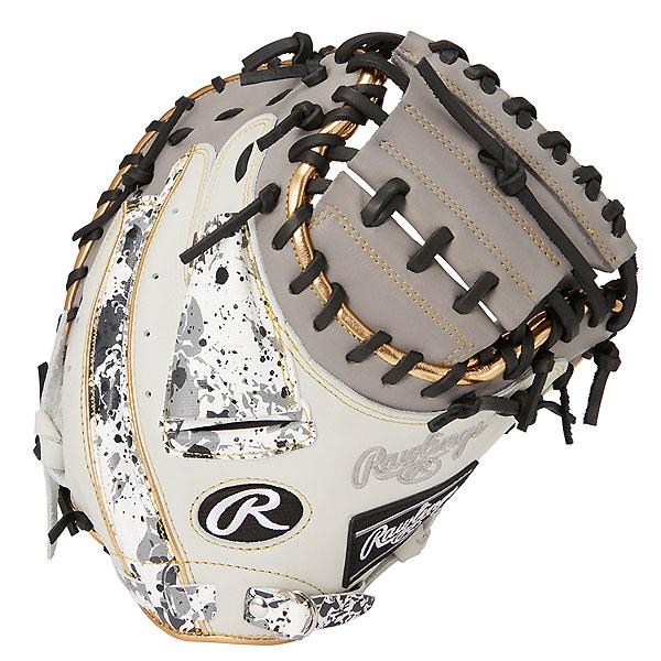 ローリングス（Rawlings）　GR3HO2AF  GRY　野球  ミット  軟式  HOH BLIZZARD & Wizard #01 捕手用  23SS