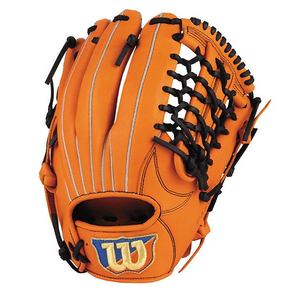 Wilson（ウイルソン）　WBW101213  ORG　野球　軟式  グラブ EZC ユーティリティ用 右投げ 23SS