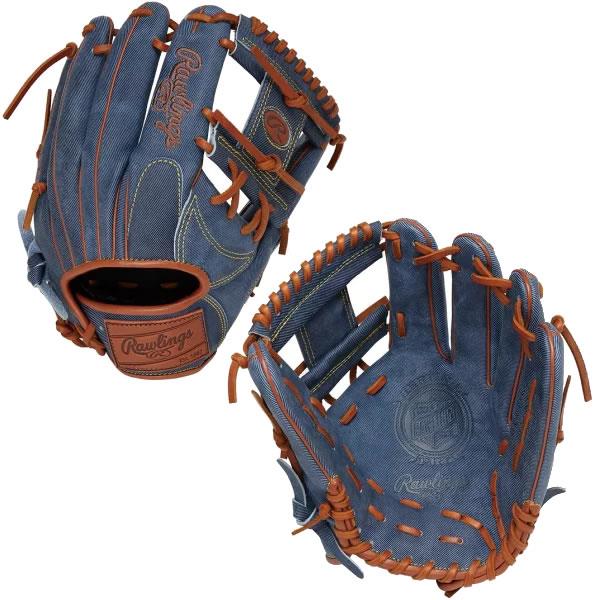 ローリングス（Rawlings）　GR3FR6N62  N　野球  グラブ  軟式  HOH ヘリテージPRO ジーンズ 内野手用 限定  23FW