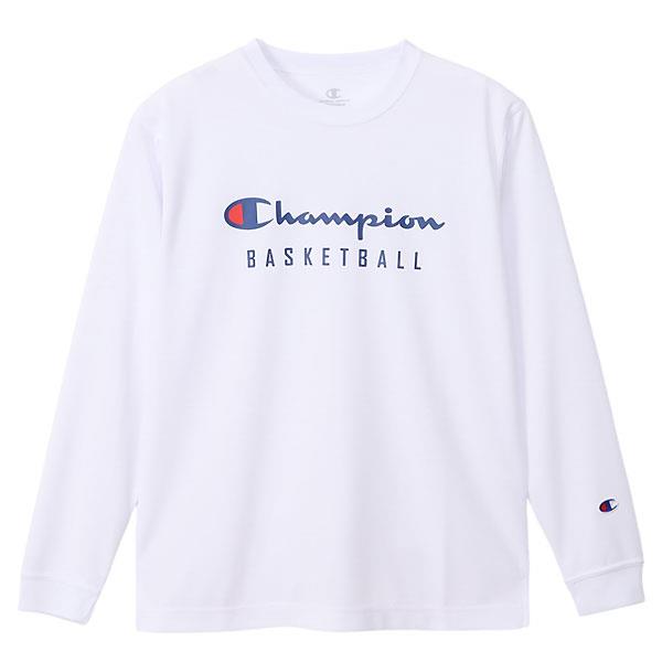 Champion（チャンピオン）　CKYB417  010　バスケットボール  ジュニア  ミニ ロングスリーブ Tシャツ　23FW